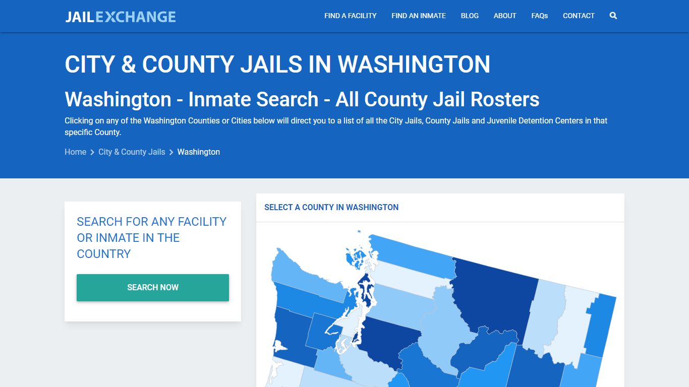 Inmate Search - Washington County Jails | Jail Exchange